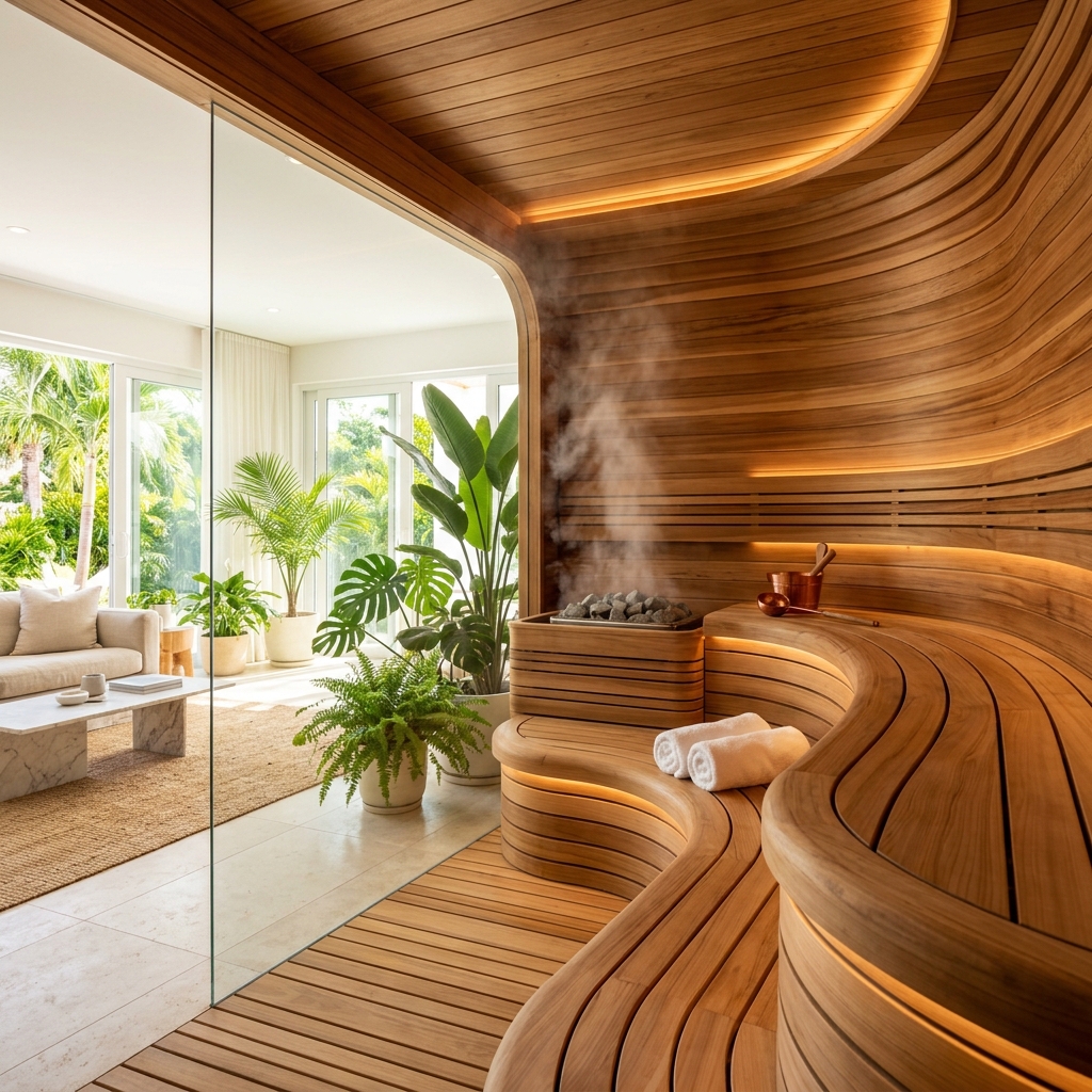 Custom sauna build Palm Harbor FL