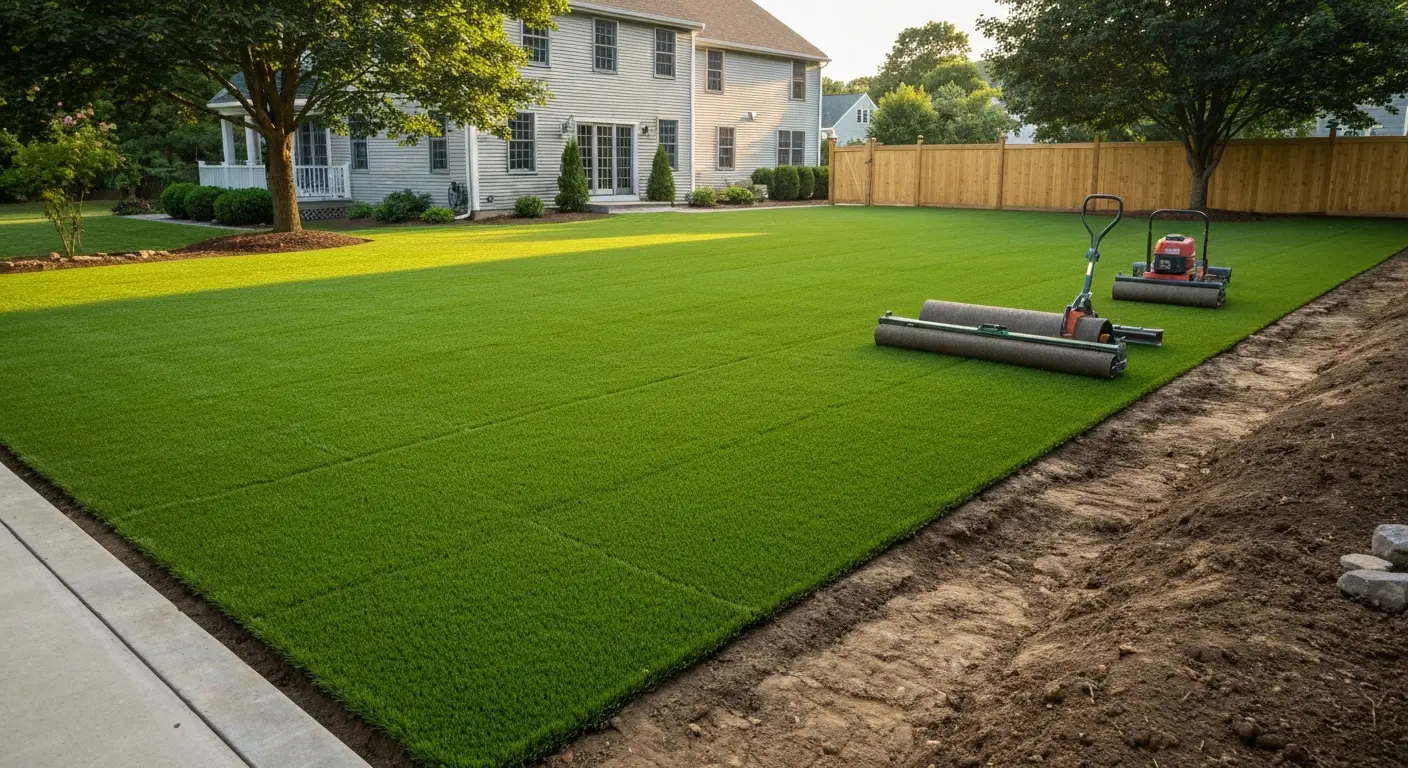 Turf installation project