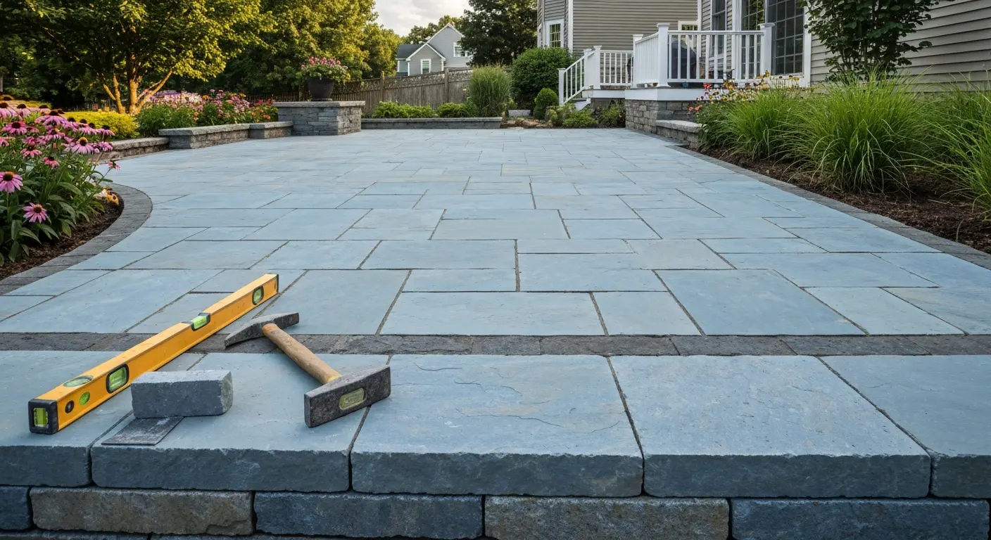 Patio and hardscaping project