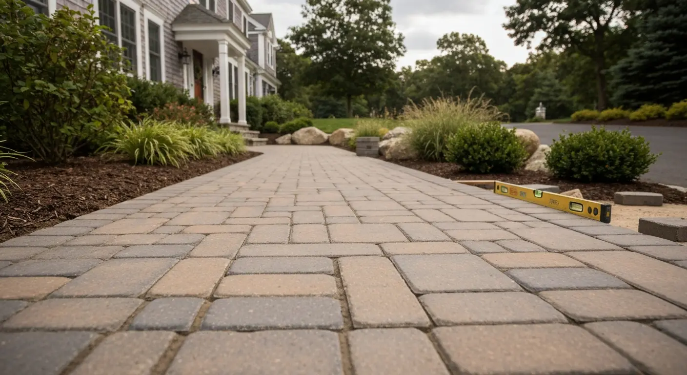 Patio and walkway pavers