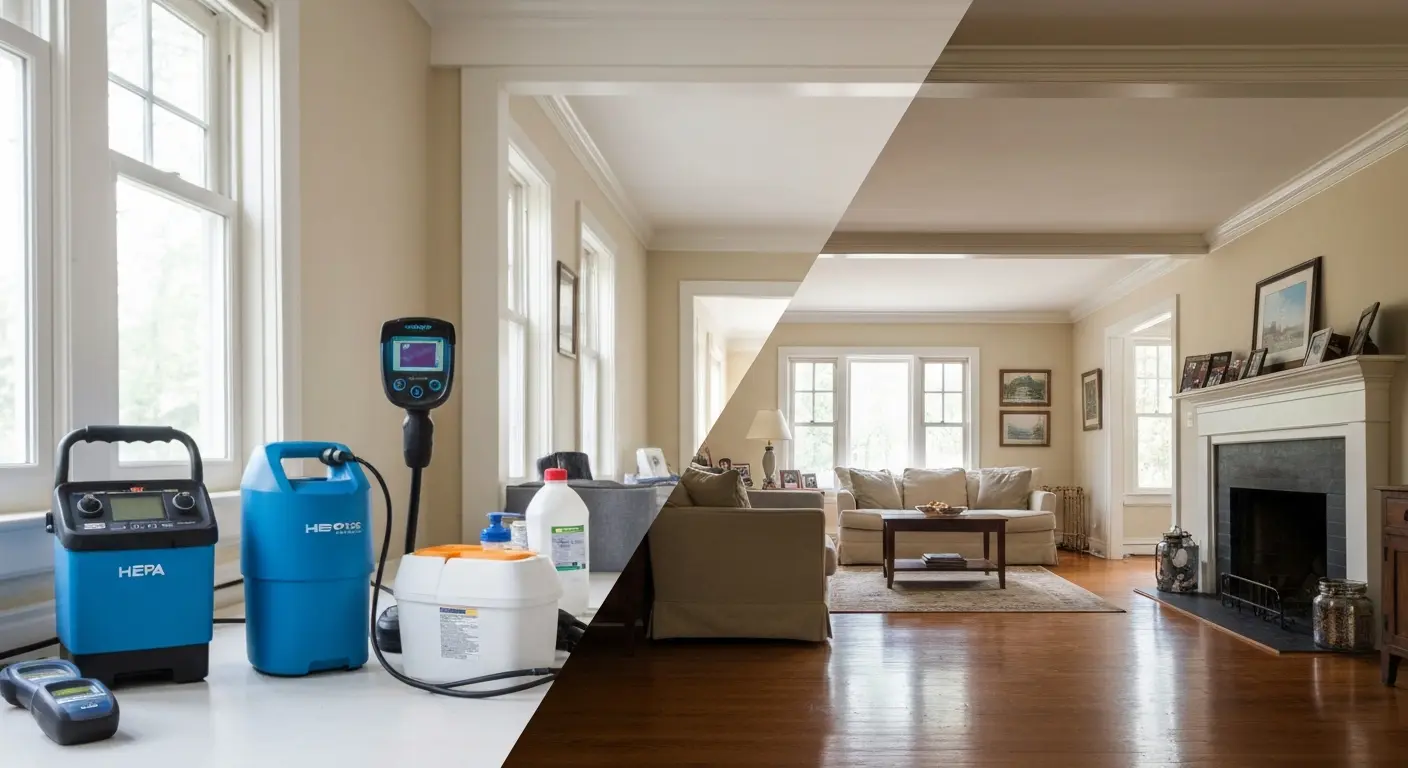 Fire damage restoration