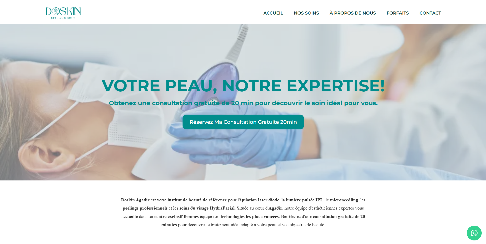 DOSKIN website preview