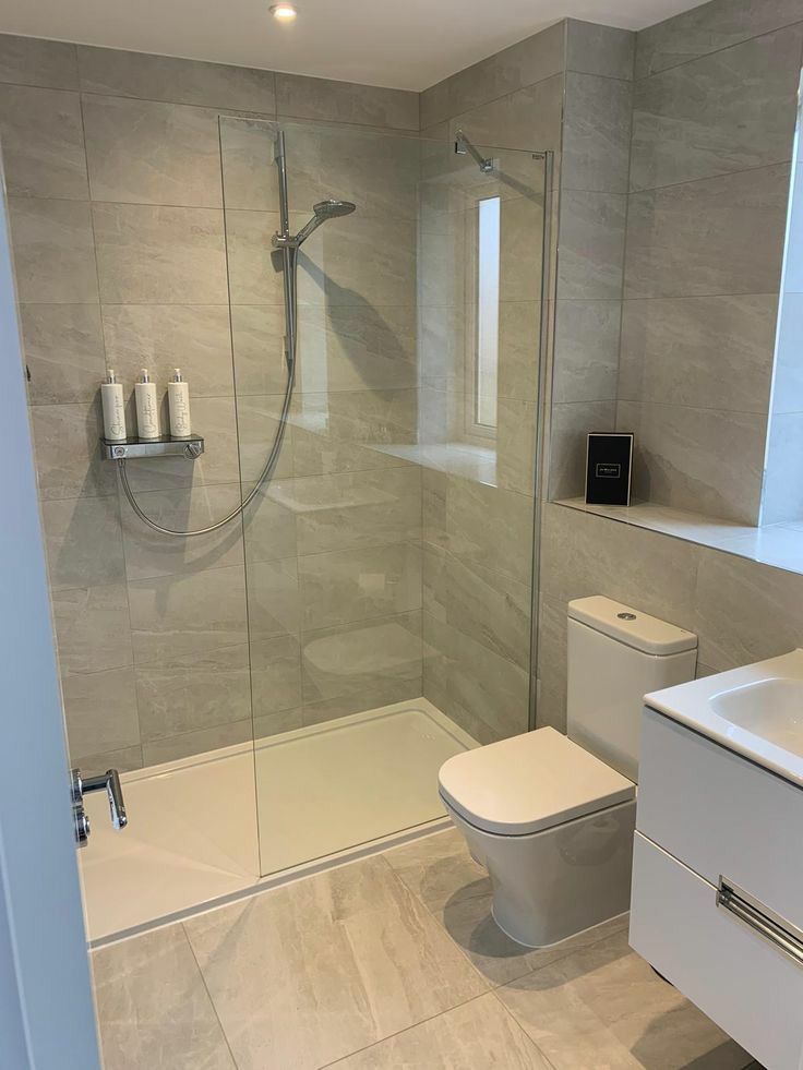 Shower-led bathroom replacing a bath in a compact layout