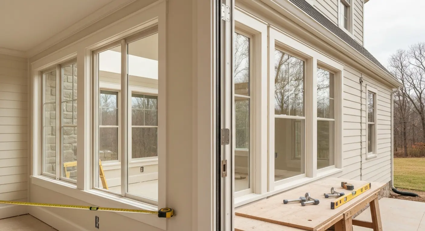 Custom home addition project