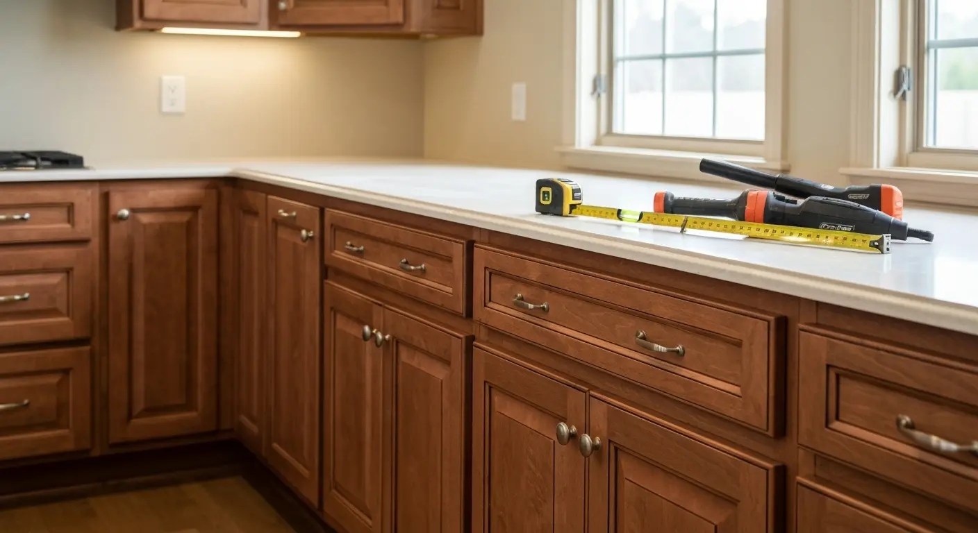 Kitchen cabinet installation