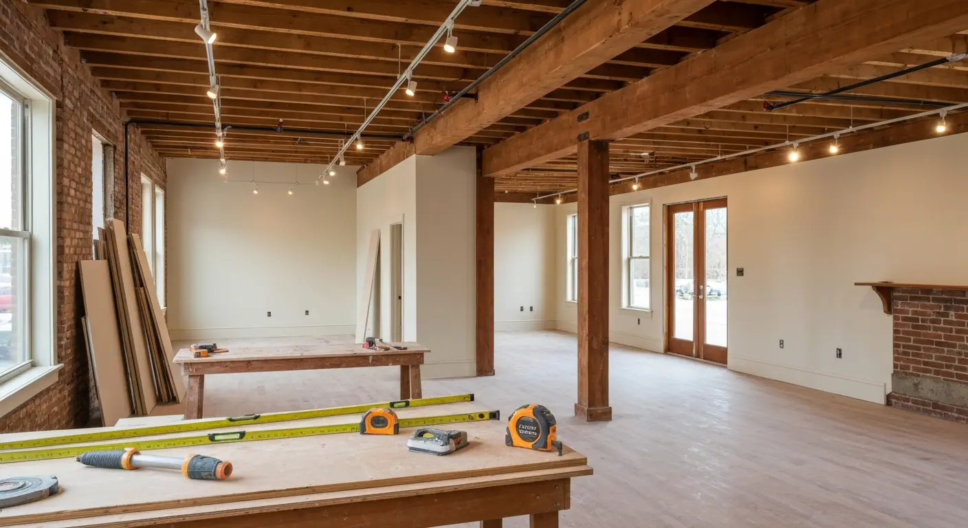 Interior remodeling project