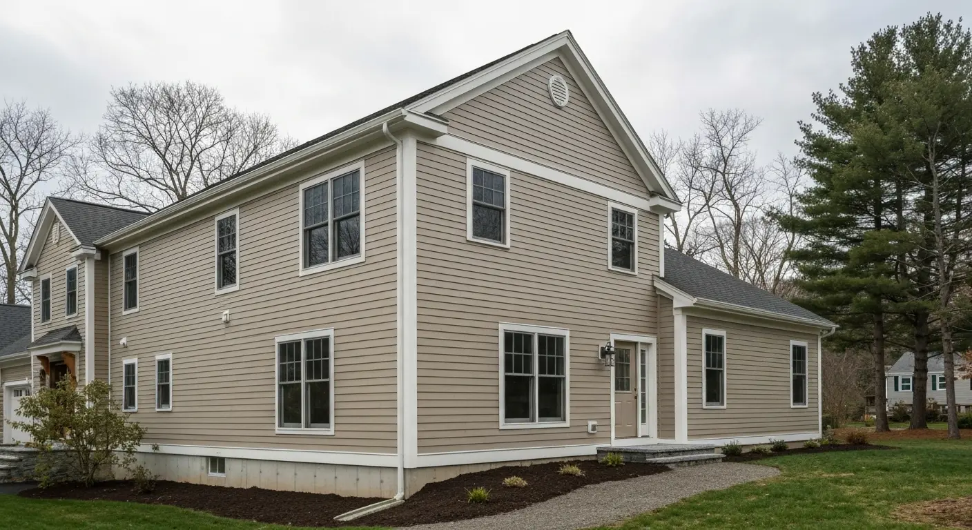 Custom home addition in Groton