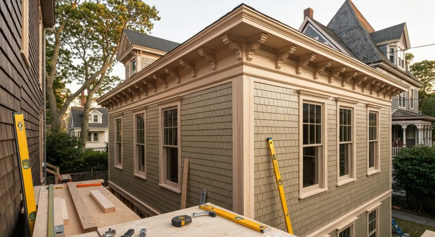 Custom home addition