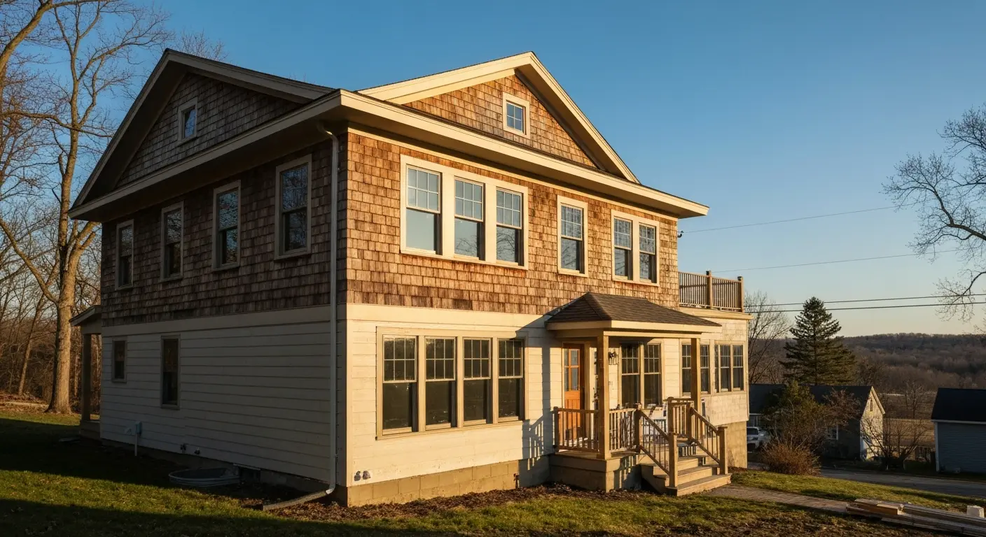 Custom home addition