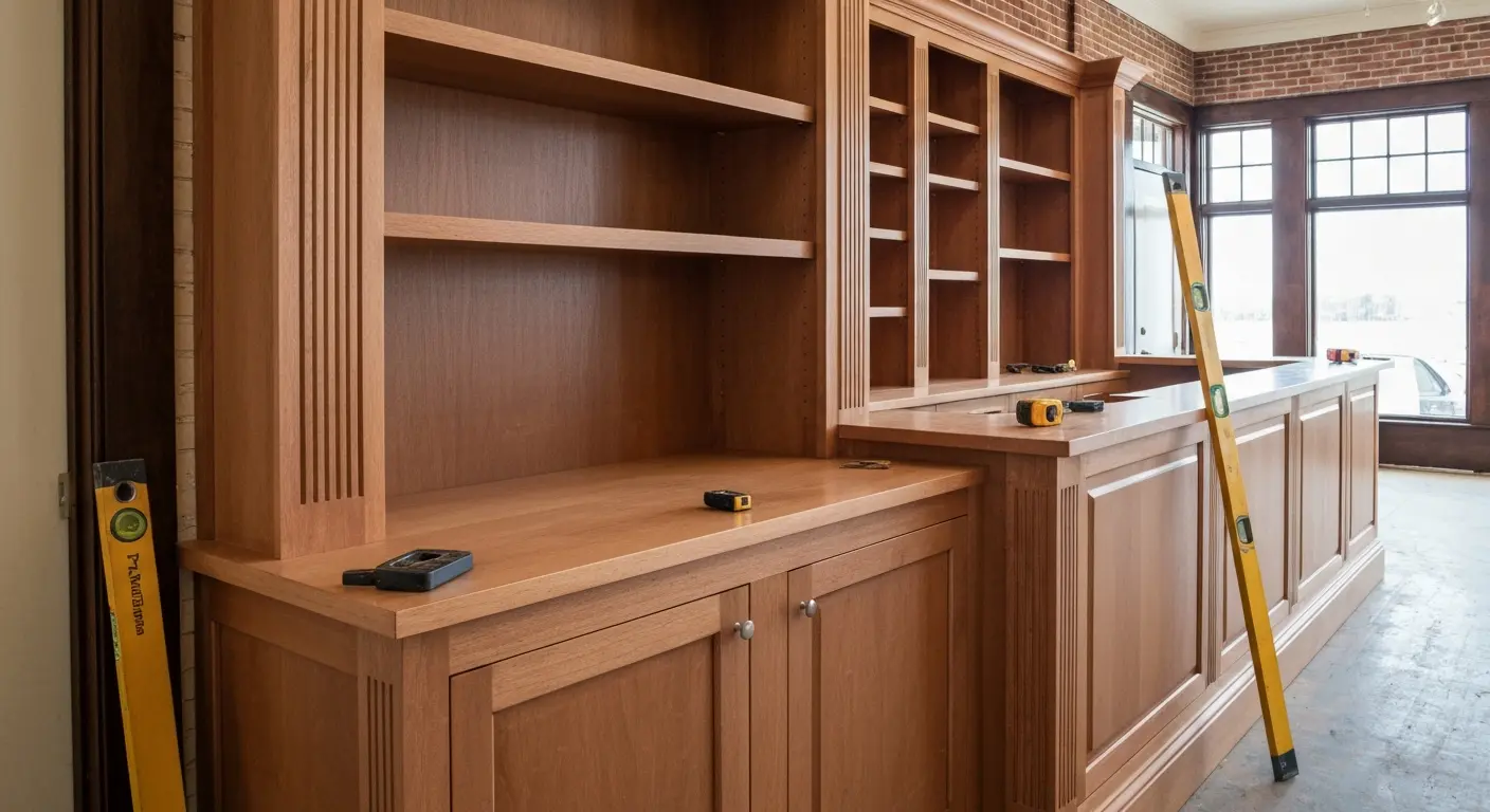 Custom millwork installation