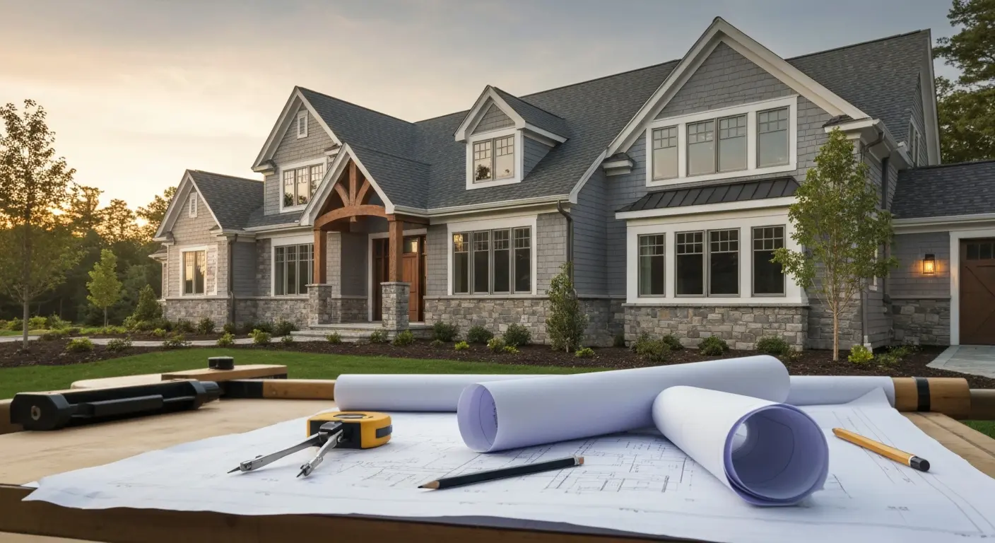 Custom home design build project