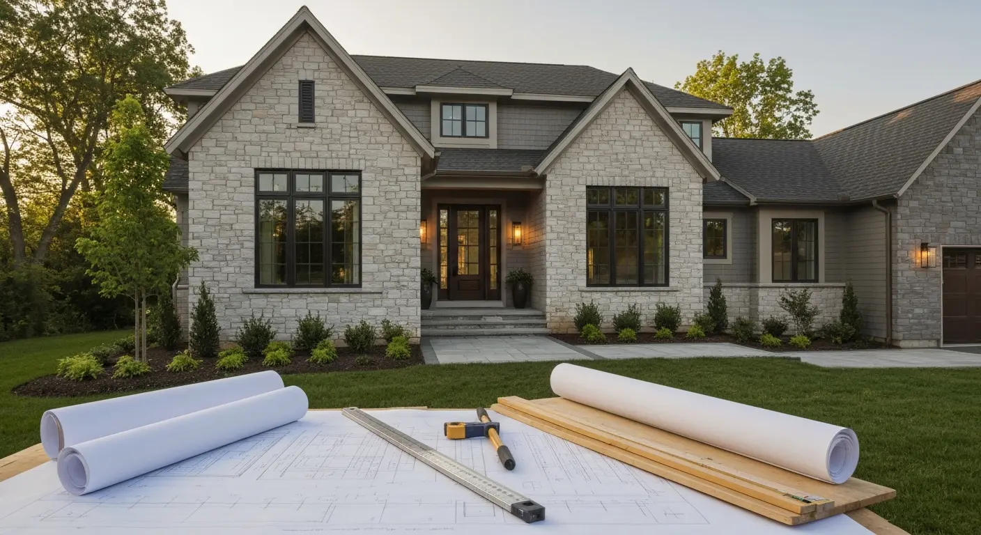 Custom home design build project