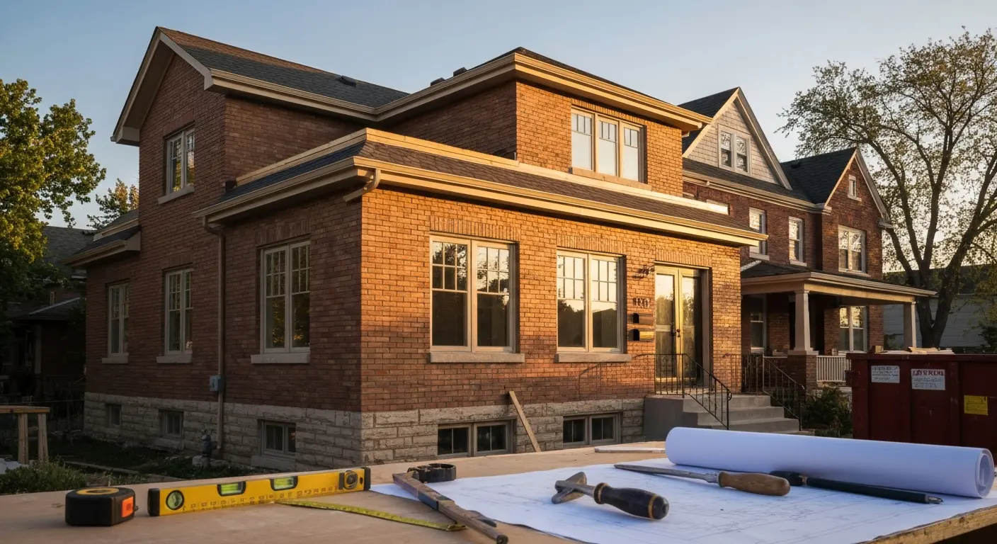 Custom home addition