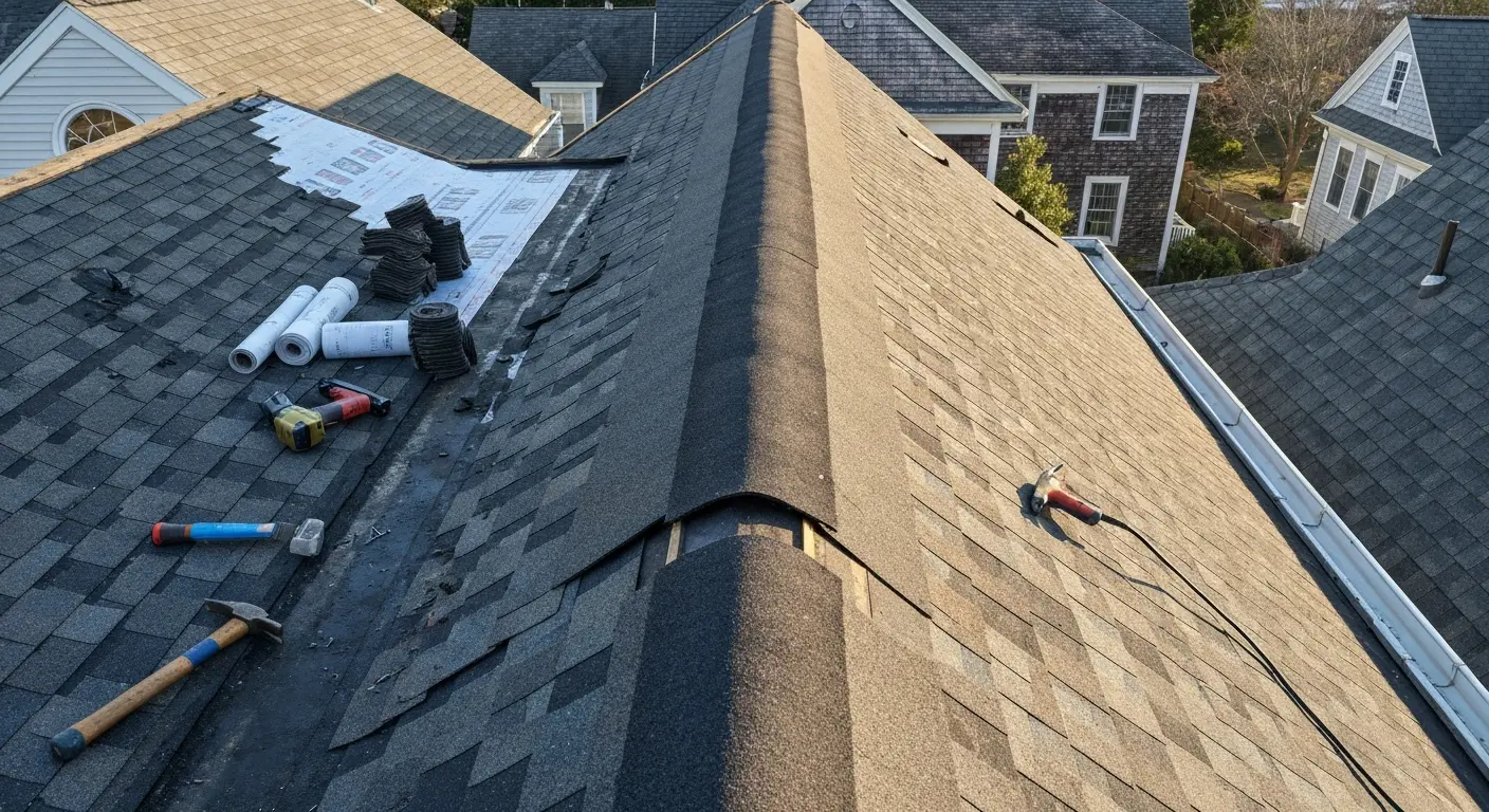 Roof leak repair