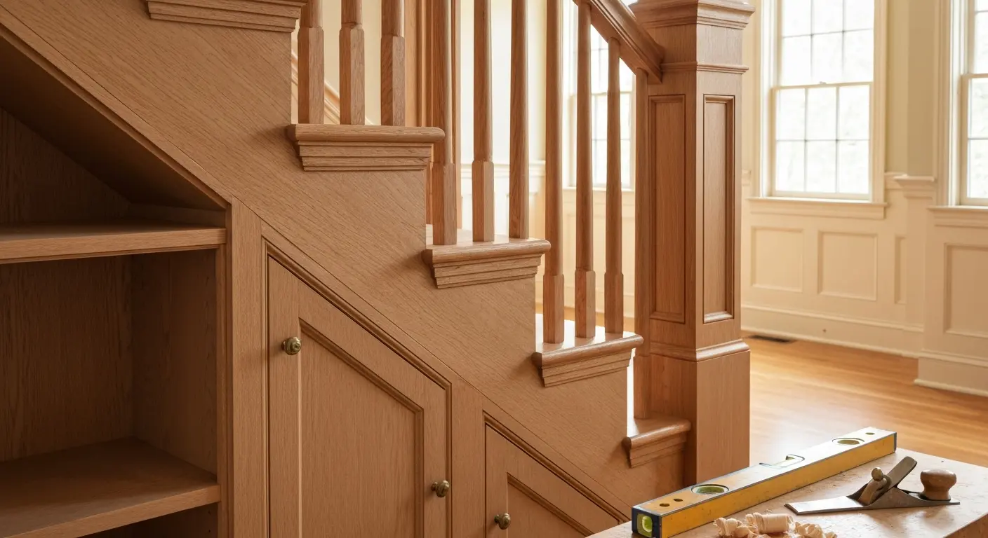 Custom millwork and staircase project