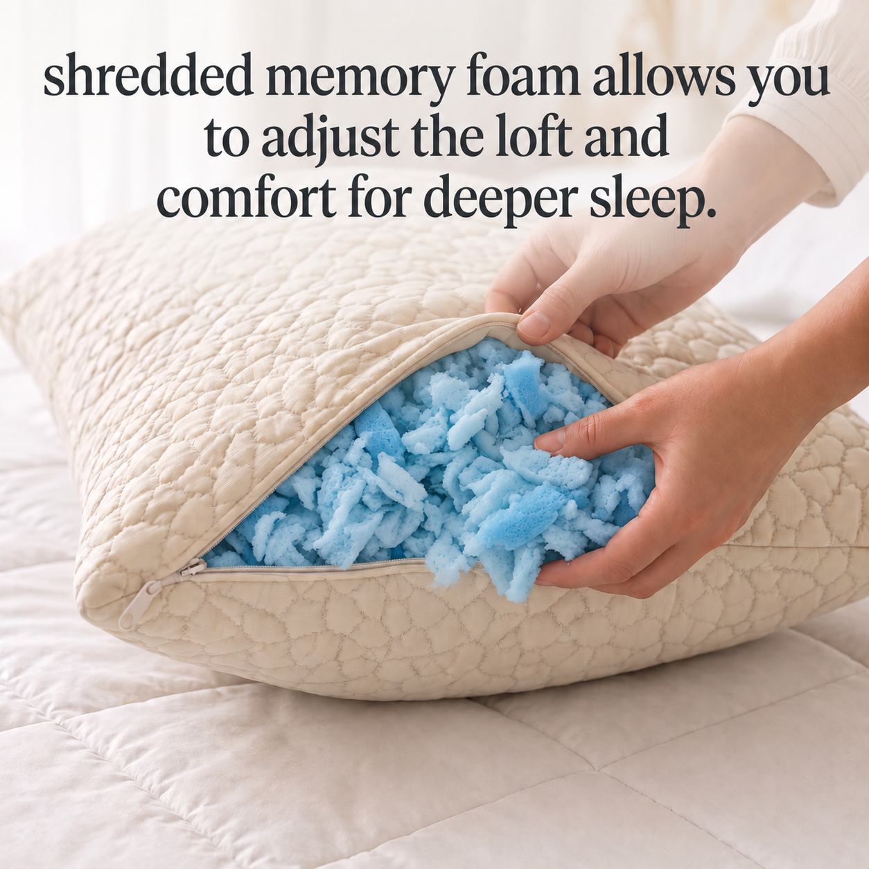 Chiropure adjustable pillow fill