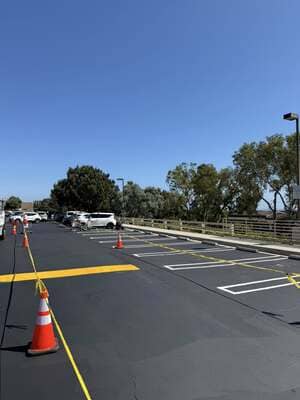 Crack filling in Orange county, CA