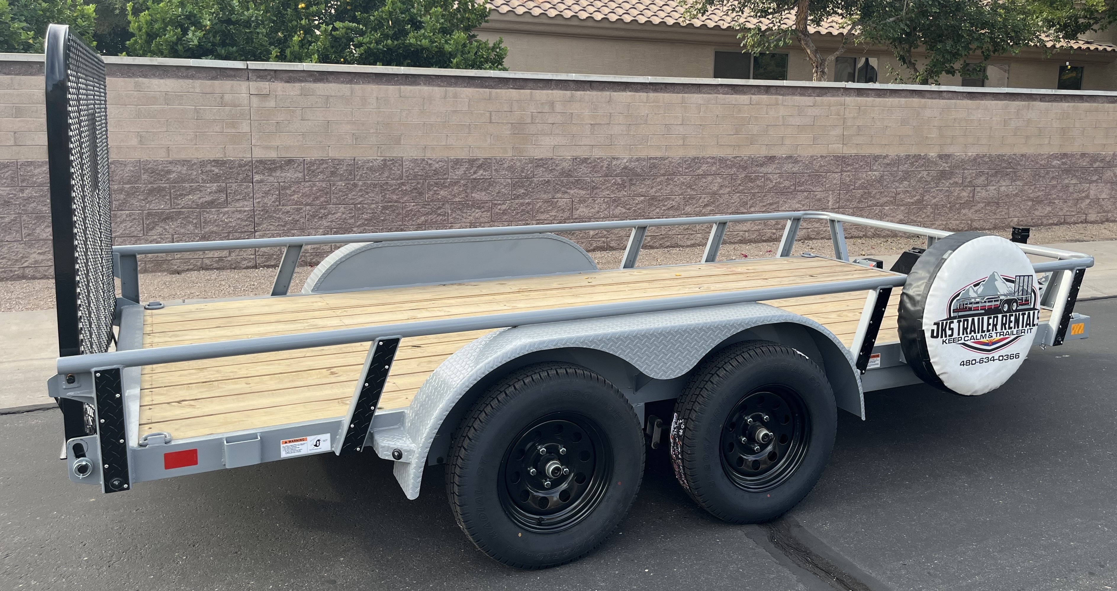 14' Heavy-Duty Utility Trailer