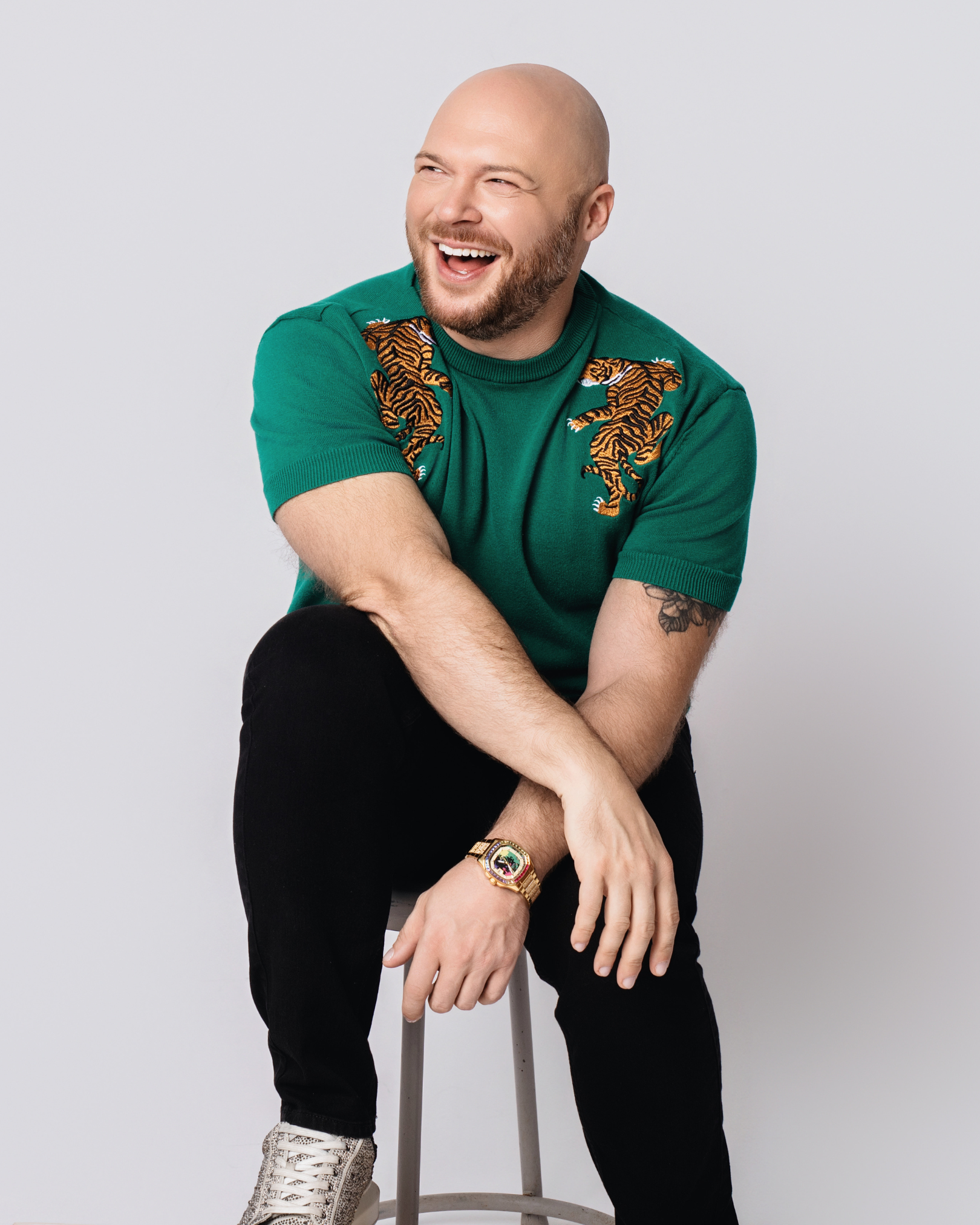 Travis Holp laughing