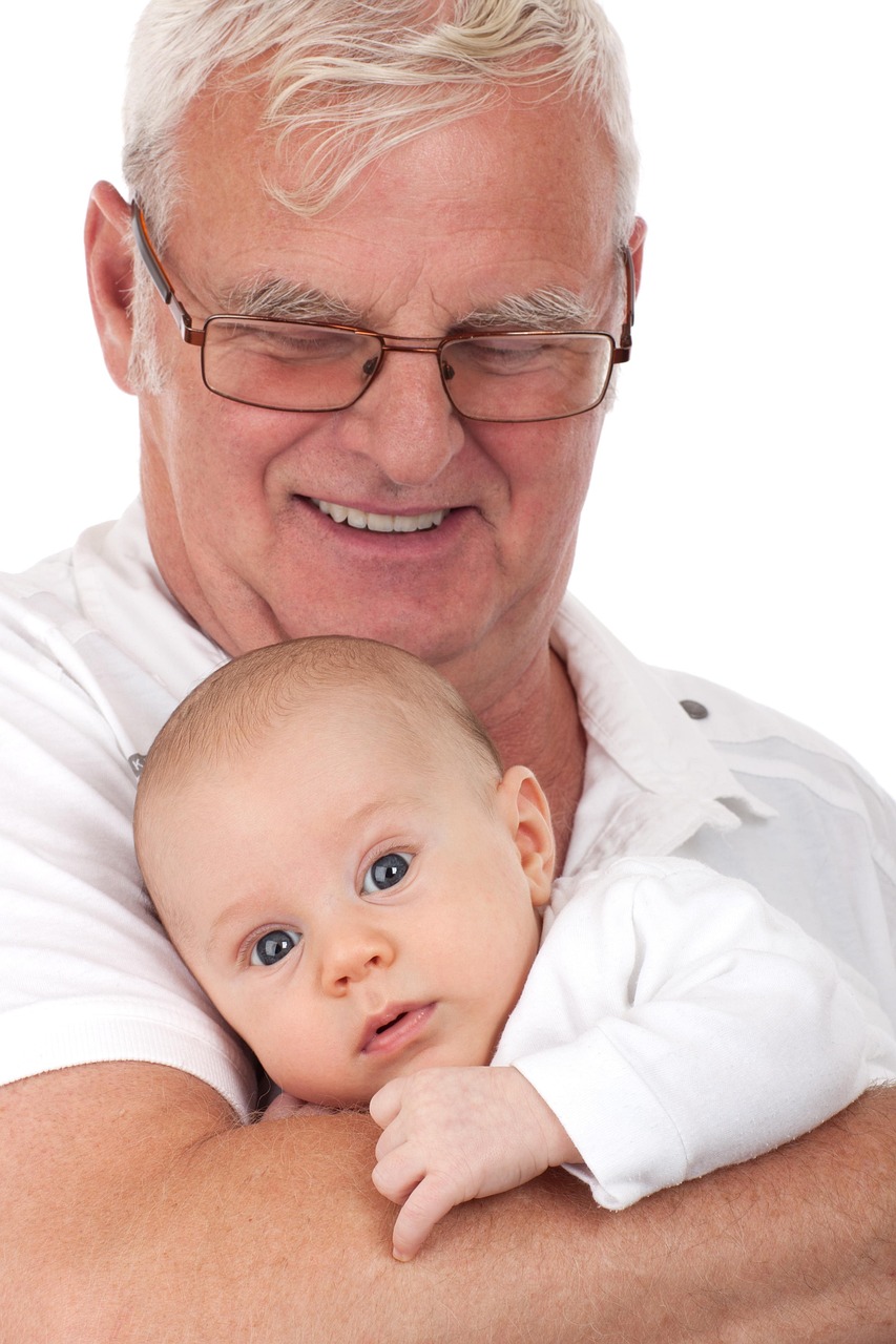 Parents and grandparents with young children gathered together