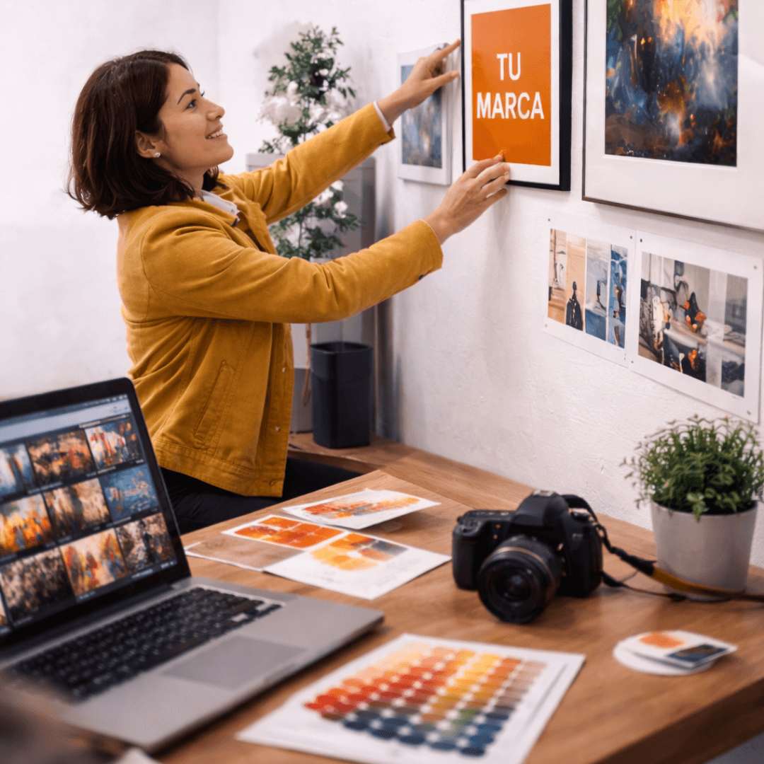 Turn art into a brand