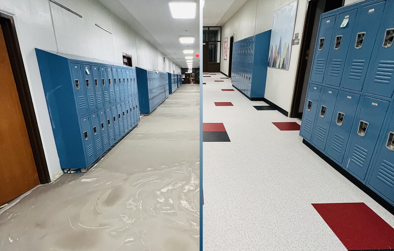 Project Manager reviewing a commercial project
