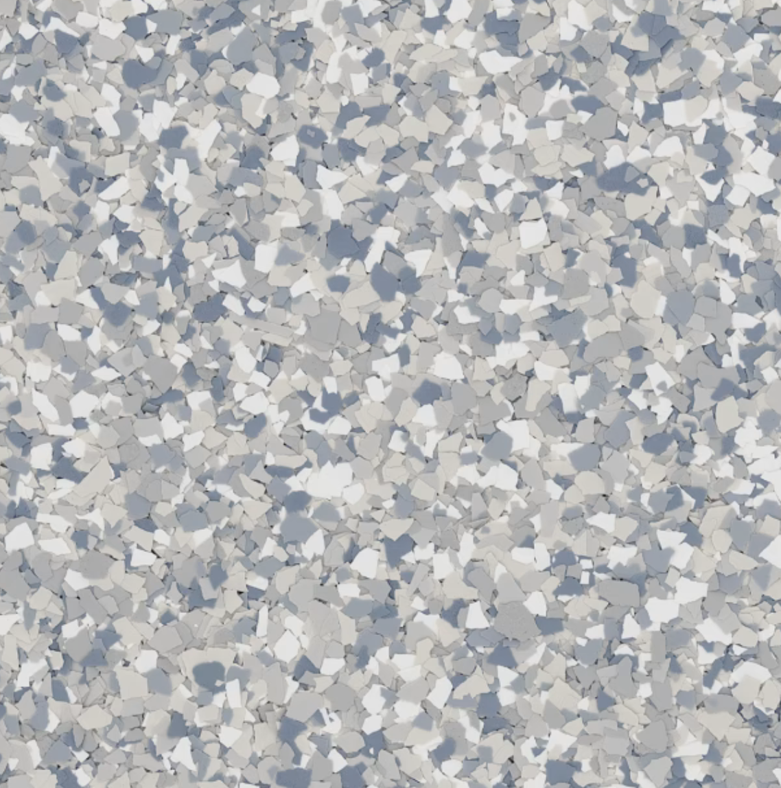 Sea mist floor coating color sample