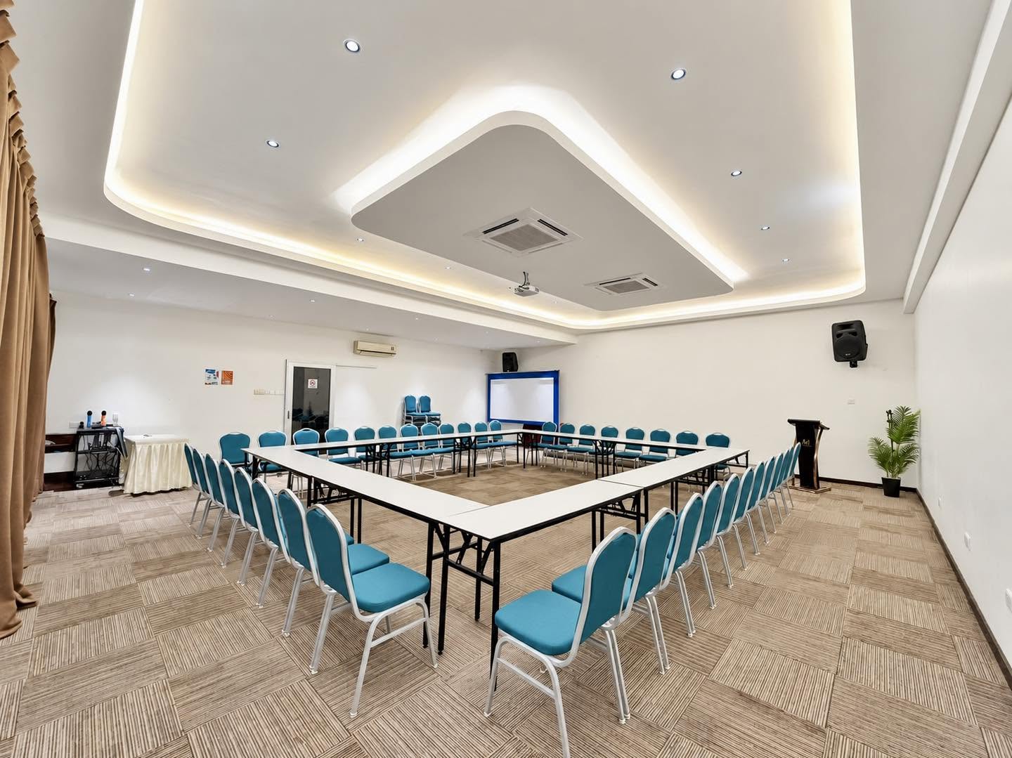 Full hall setup at Malacca Intellectual Hall