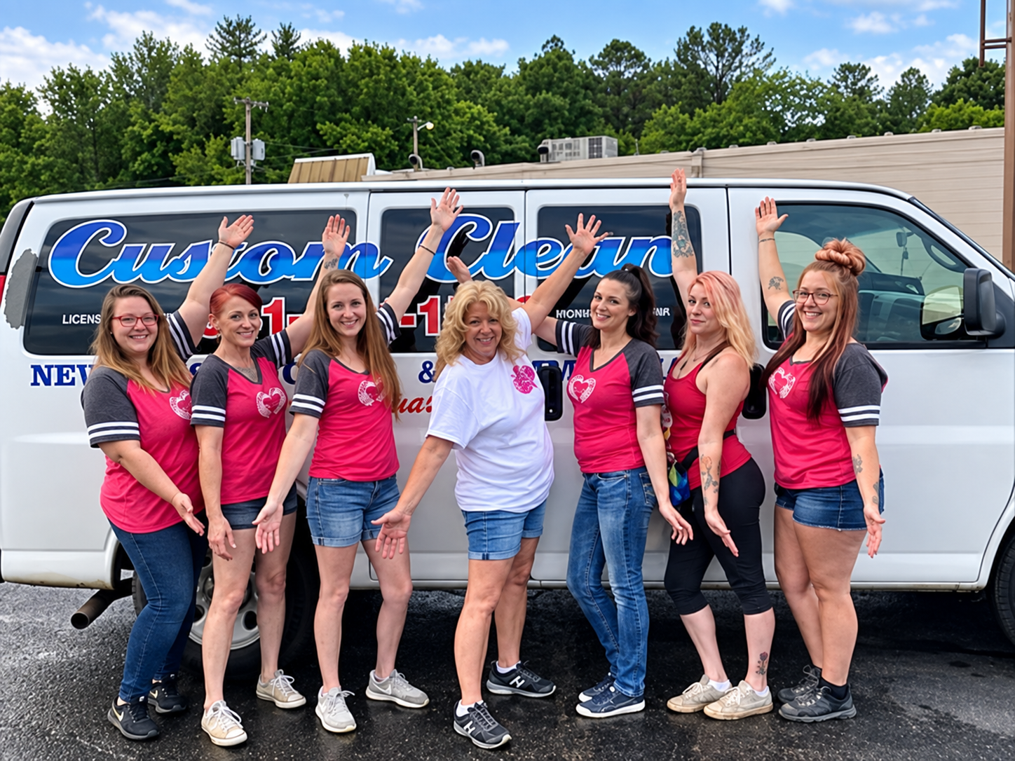 Custom Clean finished cleaning project