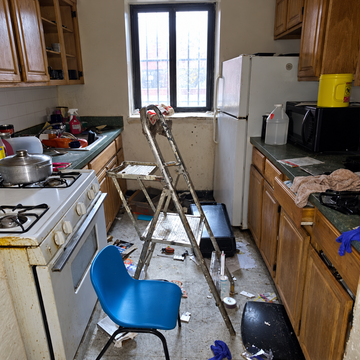Before cleaning view 1