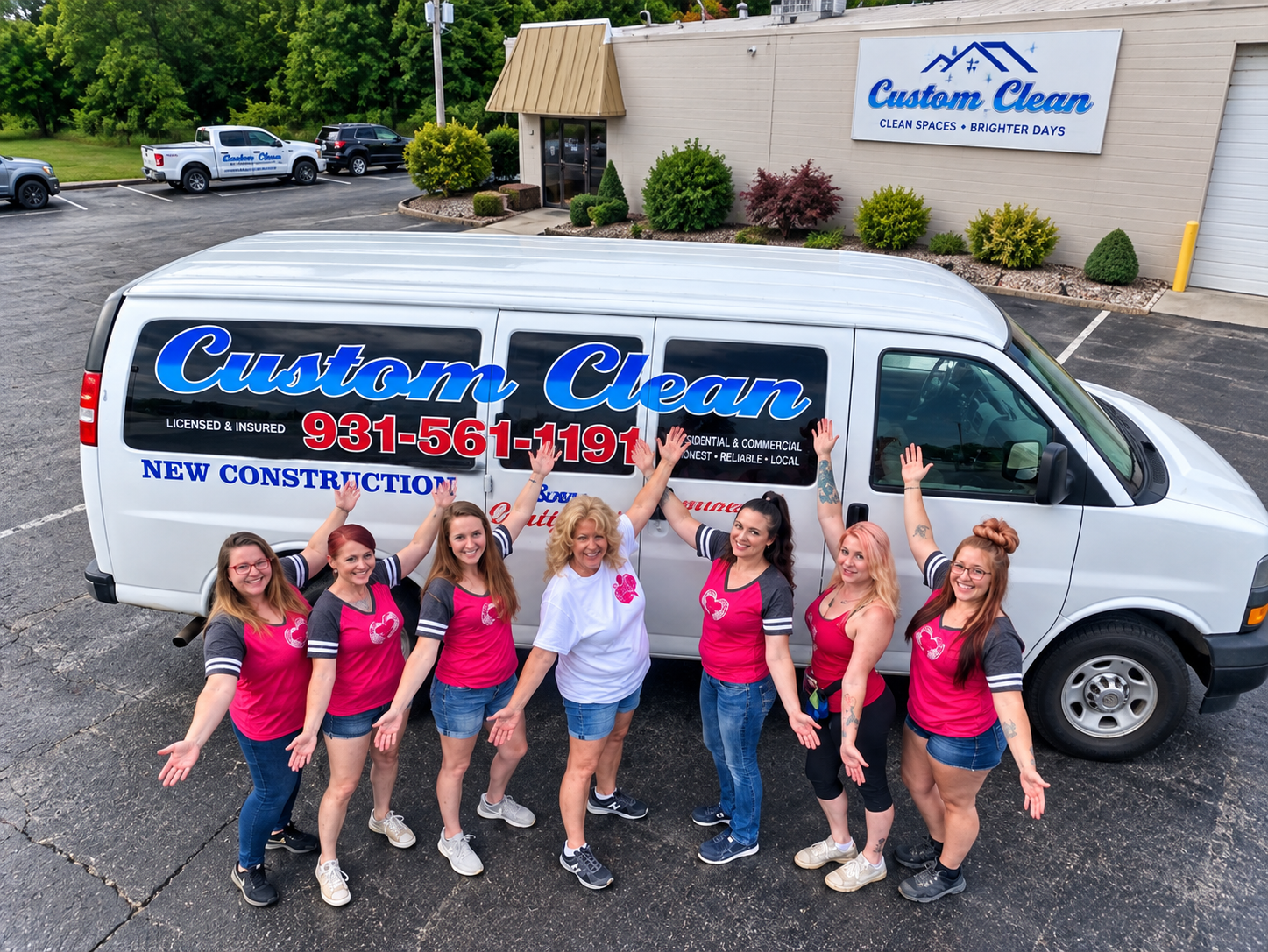 Custom Clean professional cleaning showcase