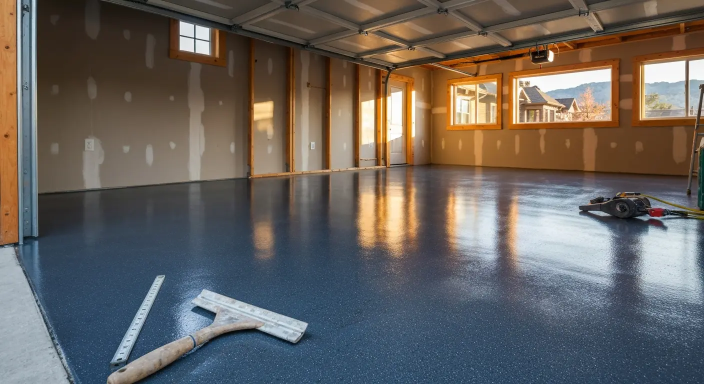 Epoxy garage floor
