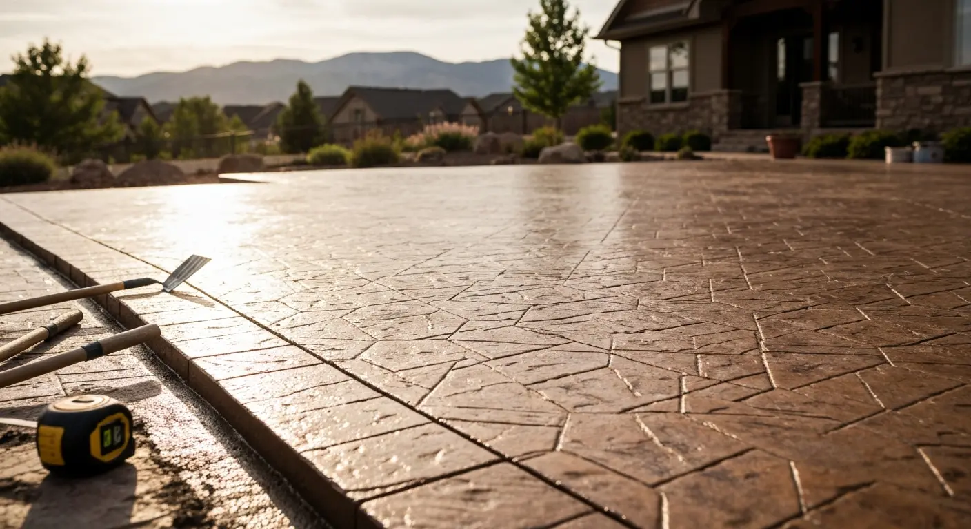Patio installation