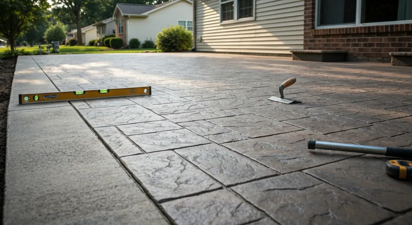Patio installation