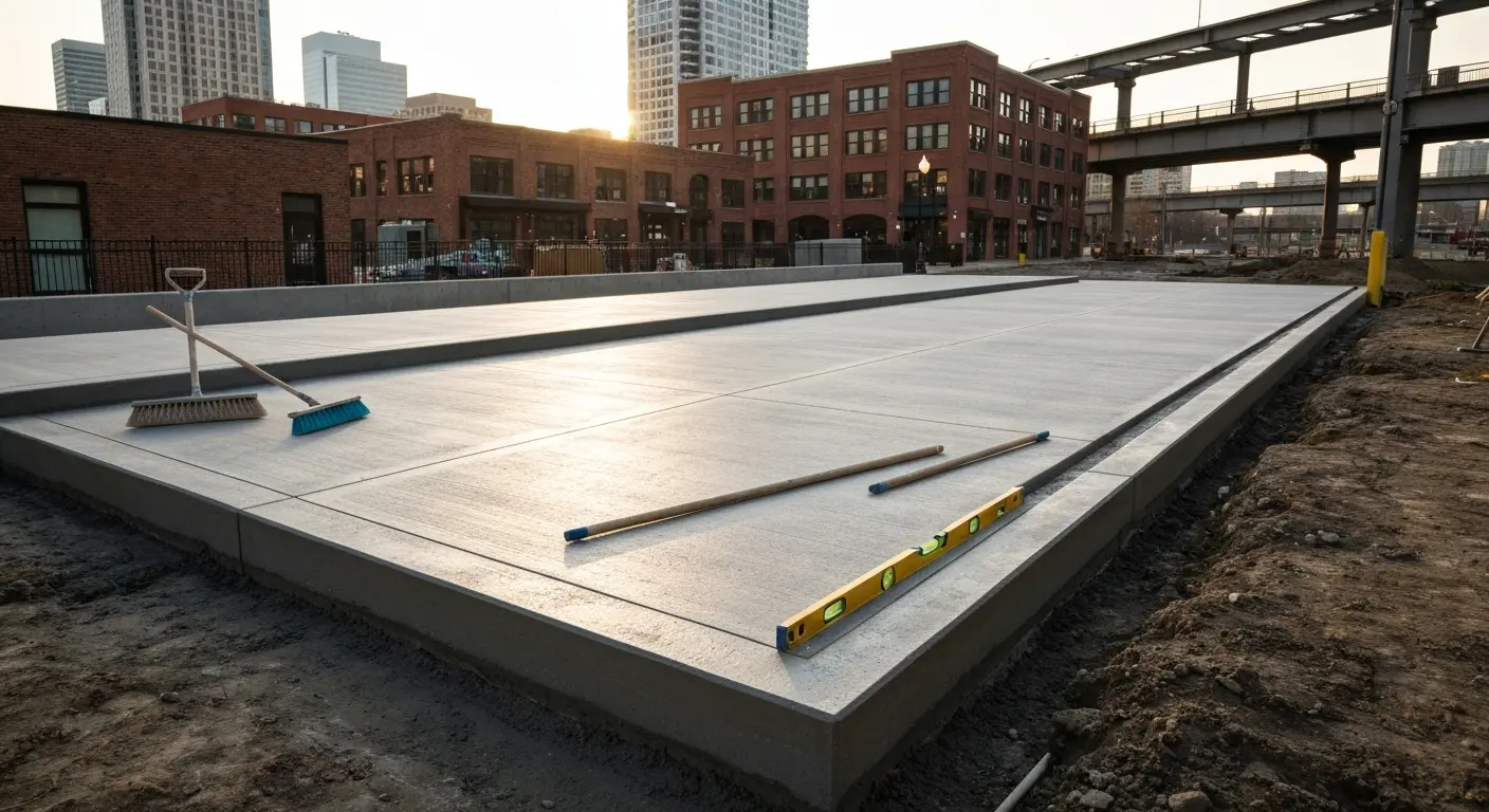 Commercial concrete flatwork