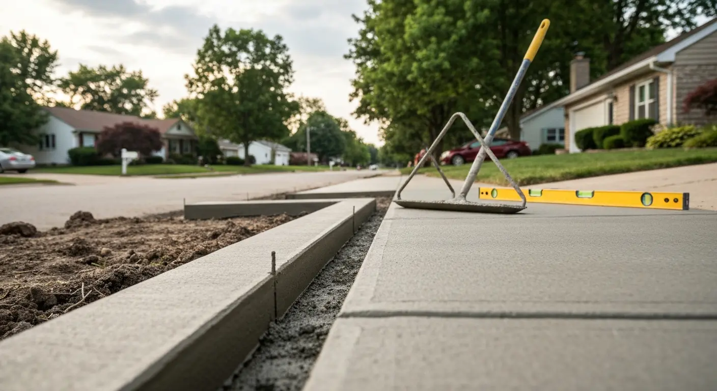 Sidewalk installation