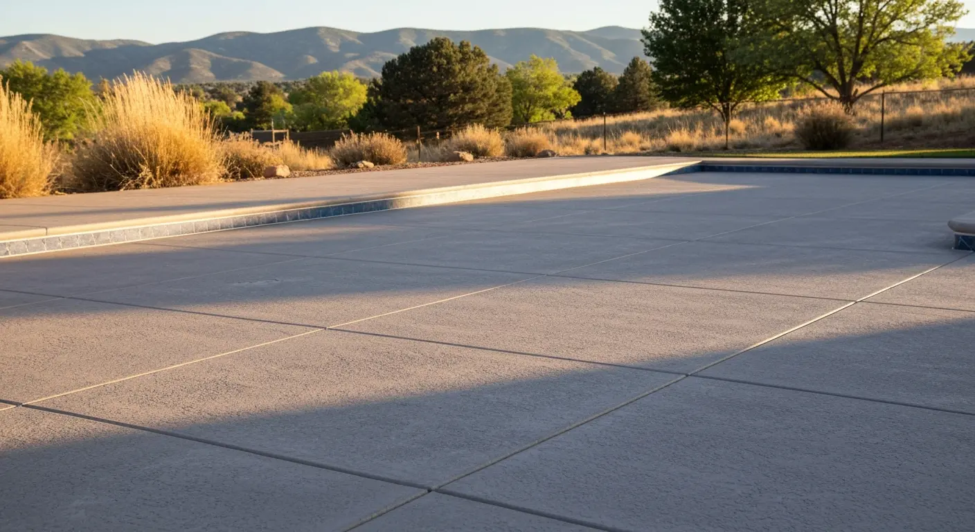 Concrete pool deck Franktown CO