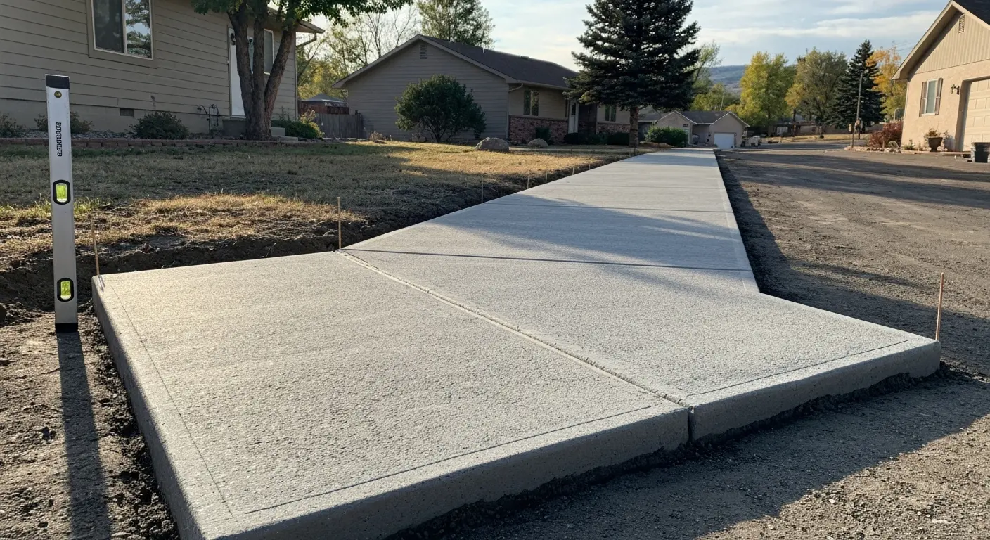Sidewalk installation