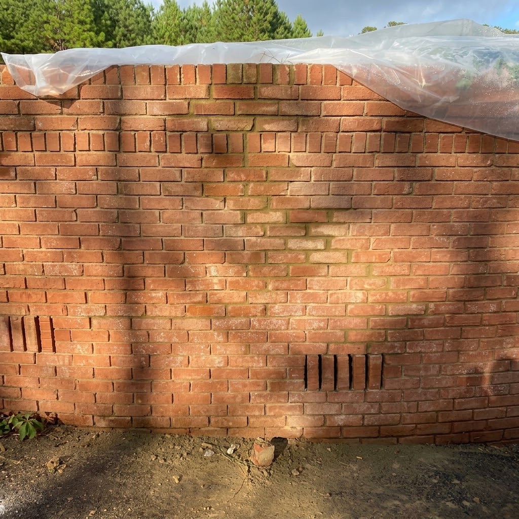 Professional block wall repair services