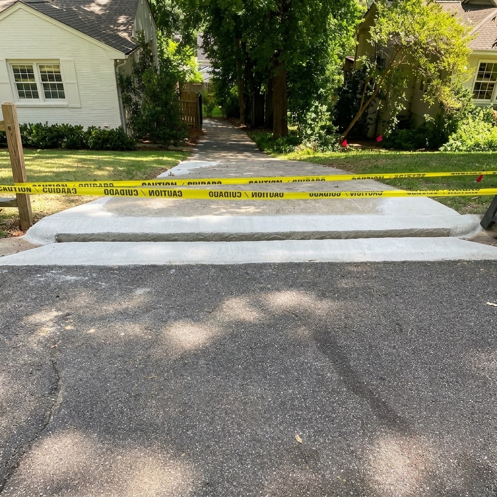 Professional sidewalk, patio and walkway repair services