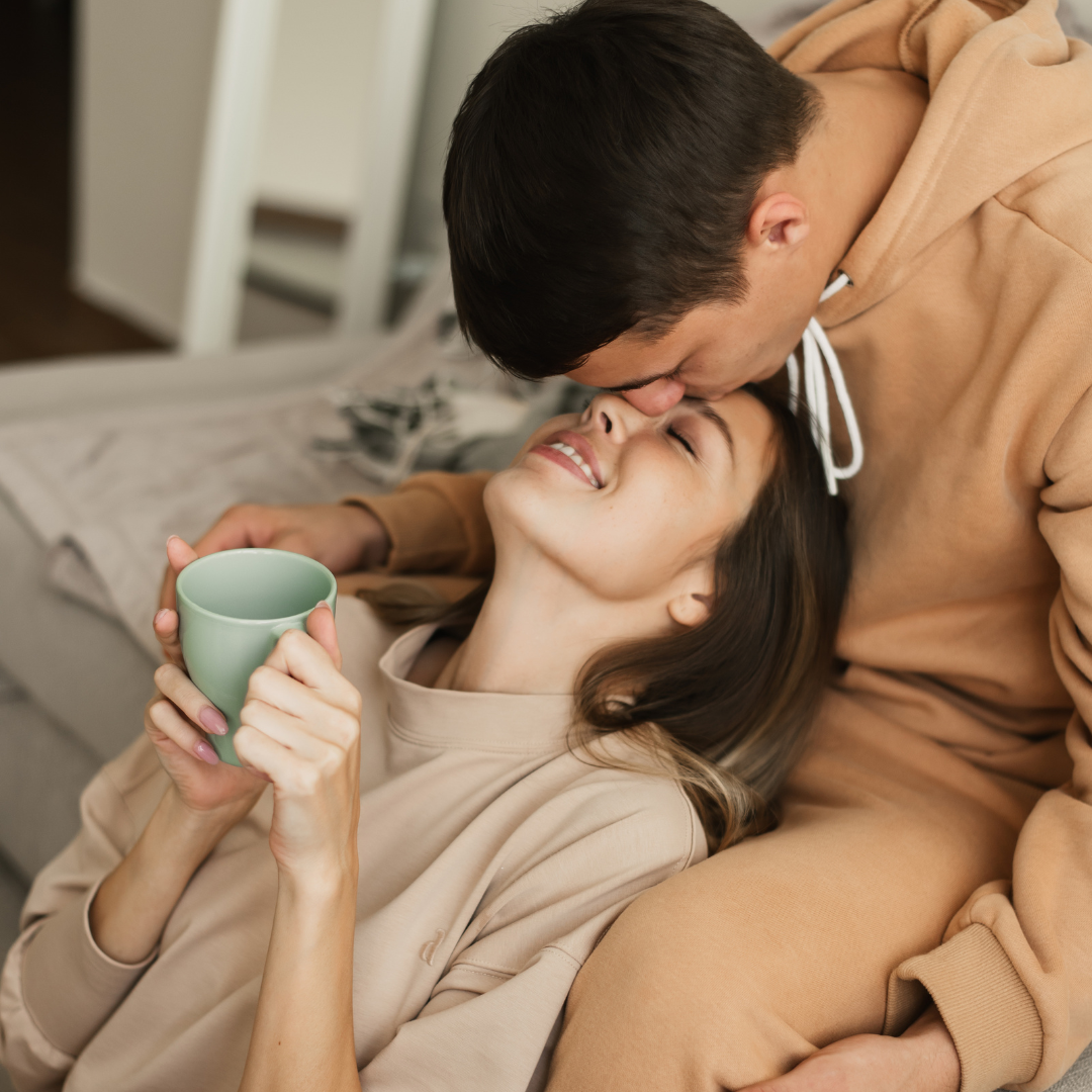 Couple sharing a quiet moment
