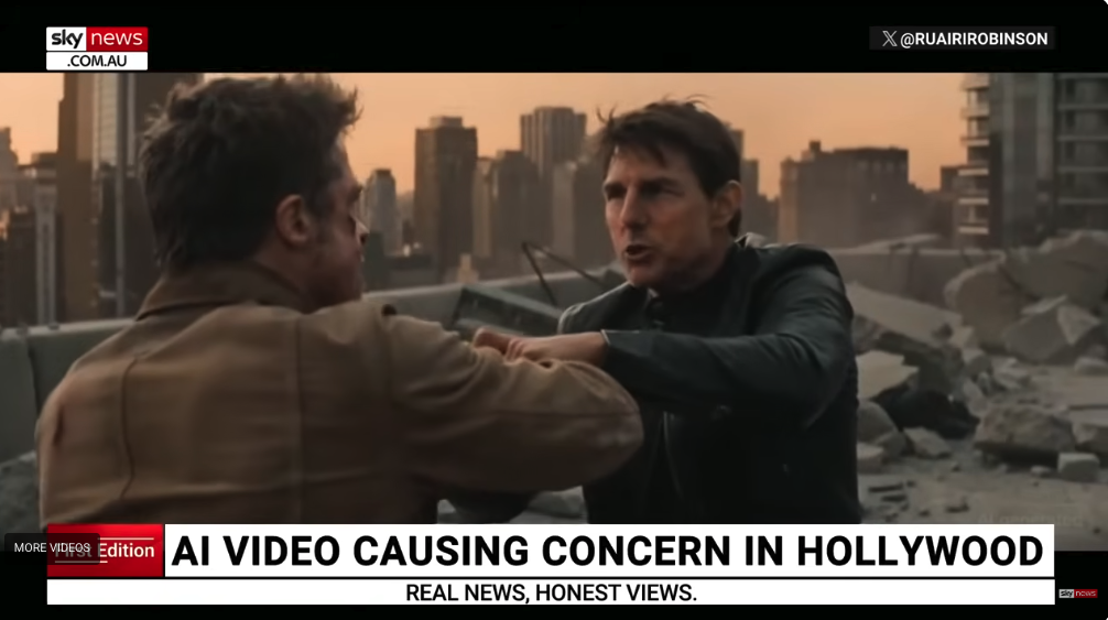 Tom vs Brad AI fight