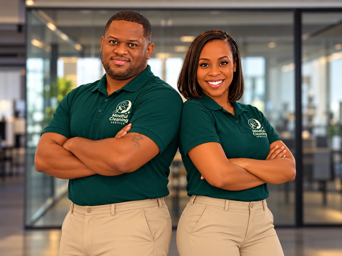 Ray and Shavonne, owners of Mindful Cleaning Service