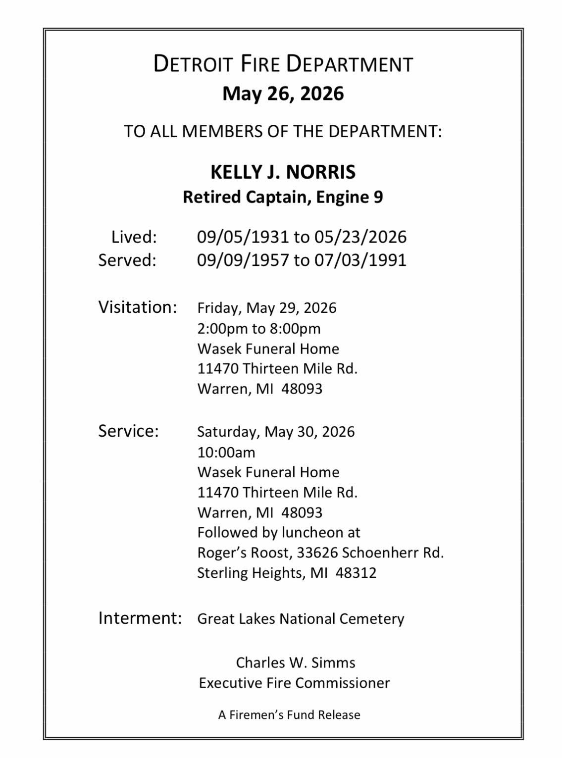 norris info