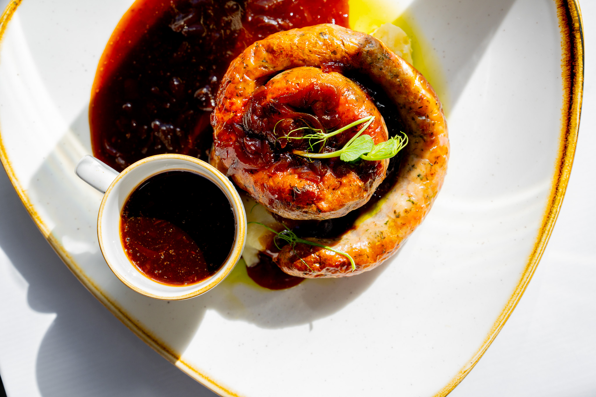 A seasonal plated course at The Mulberry