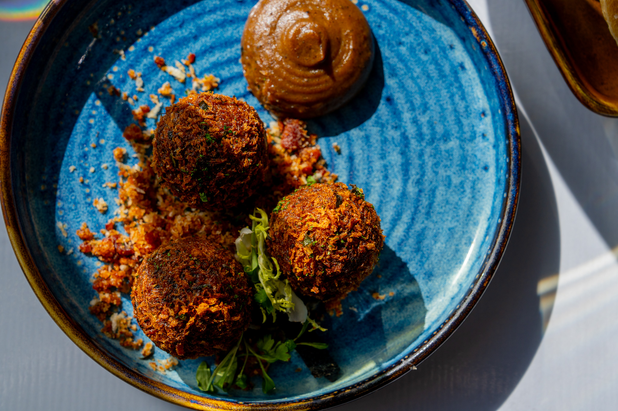 A seasonal dish prepared by Head Chef Tibor at The Mulberry