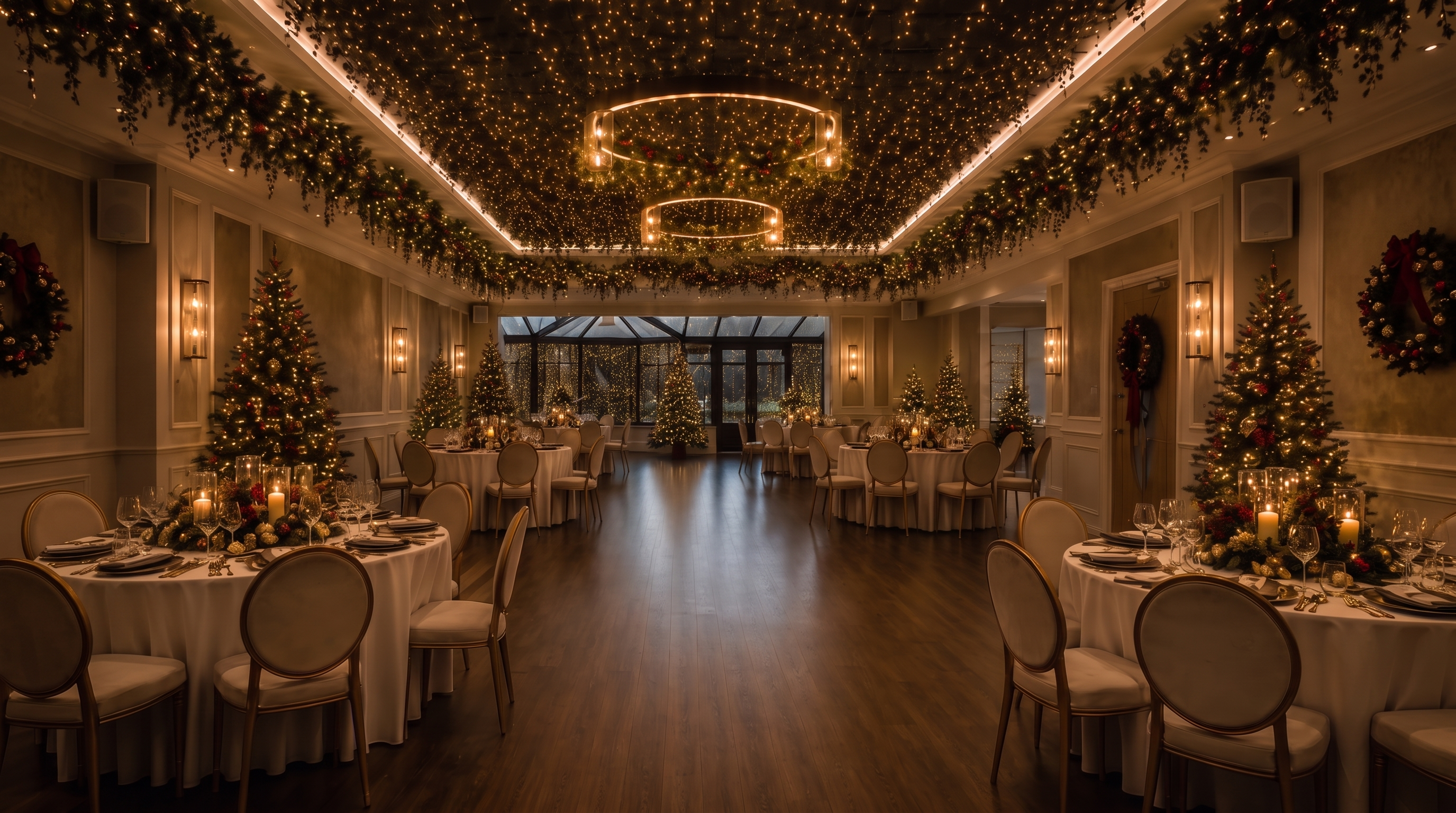 Christmas at Parkmore — festive candlelit scene