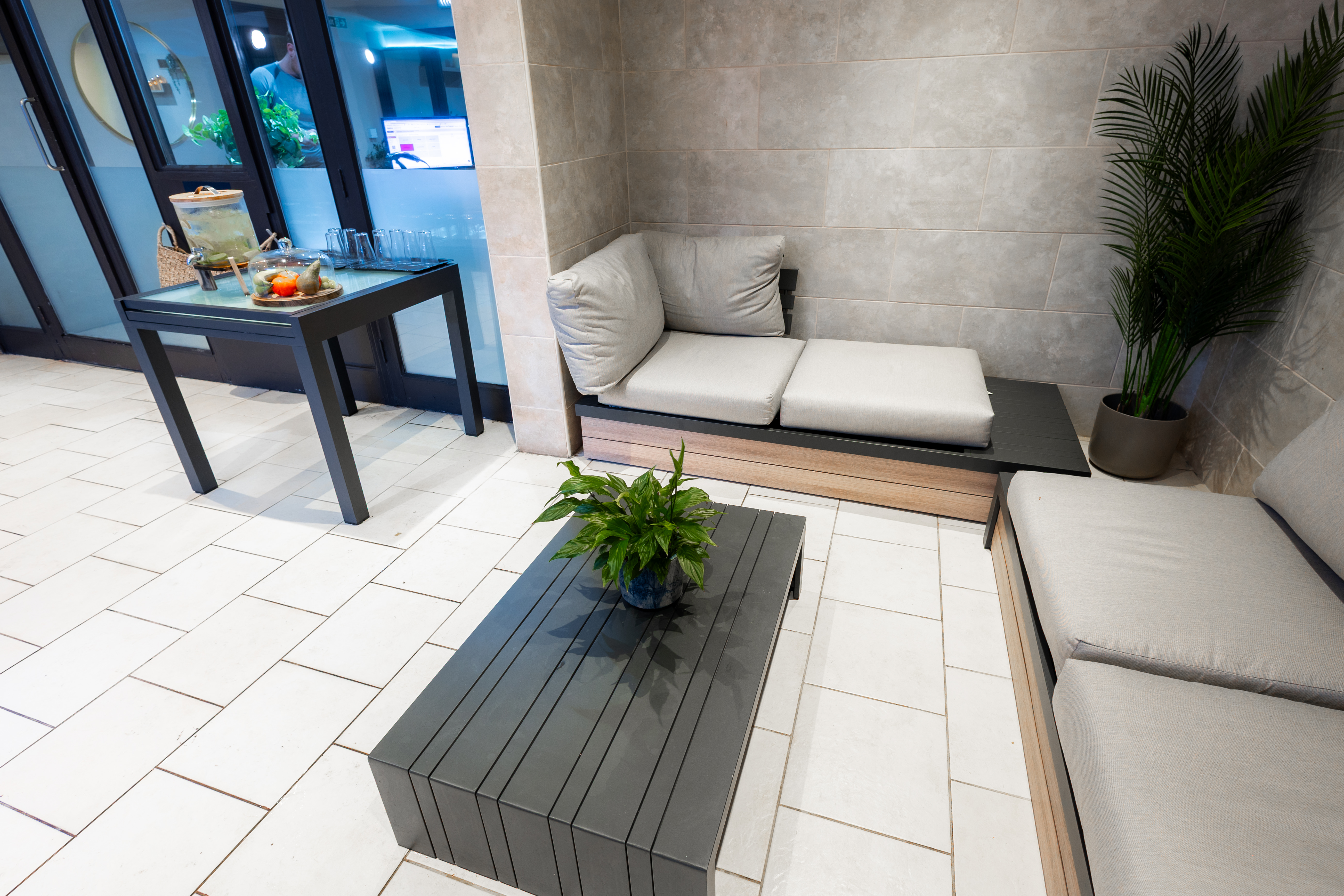 Spa relaxation area