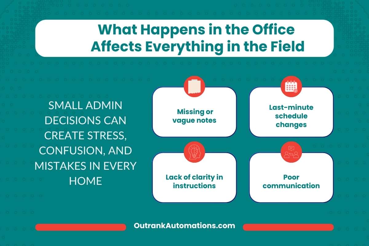 How Admin Decisions Impact Your Cleaning Team in the Field