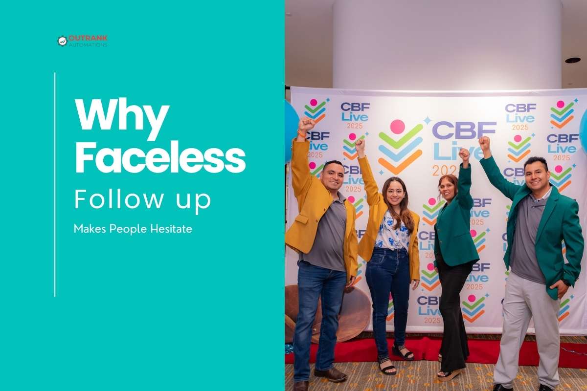 Why Faceless Follow Up Makes People Hesitate